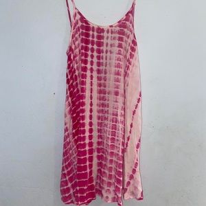 90s Tie Dye Beach Dress